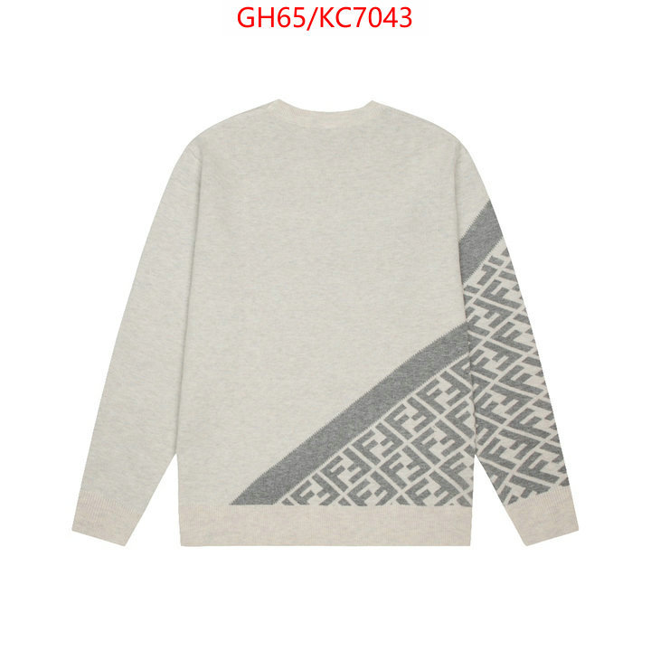 Clothing-Fendi how to start selling replica ID: KC7043 $: 65USD