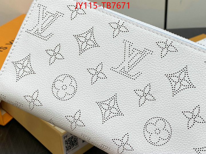 LV Bags(TOP)-Wallet unsurpassed quality ID: TB7671 $: 115USD,