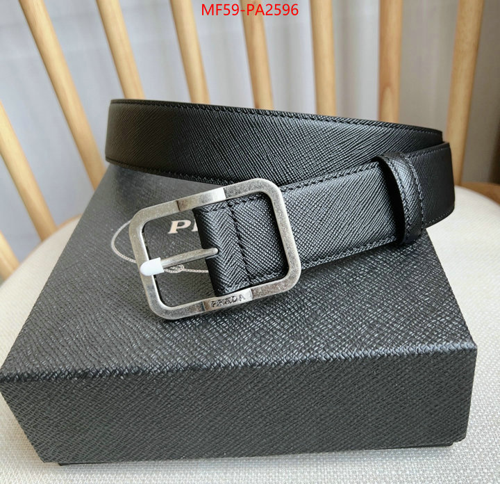 Belts-Prada luxury cheap replica ID: PA2596 $: 59USD