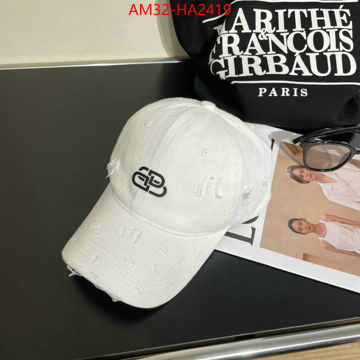 Cap(Hat)-Balenciaga buy best quality replica ID: HA2419 $: 32USD