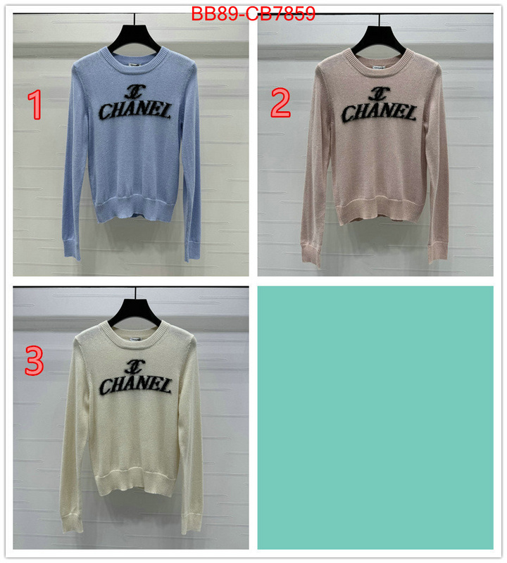 Clothing-Chanel buy 1:1 ID: CB7859 $: 89USD