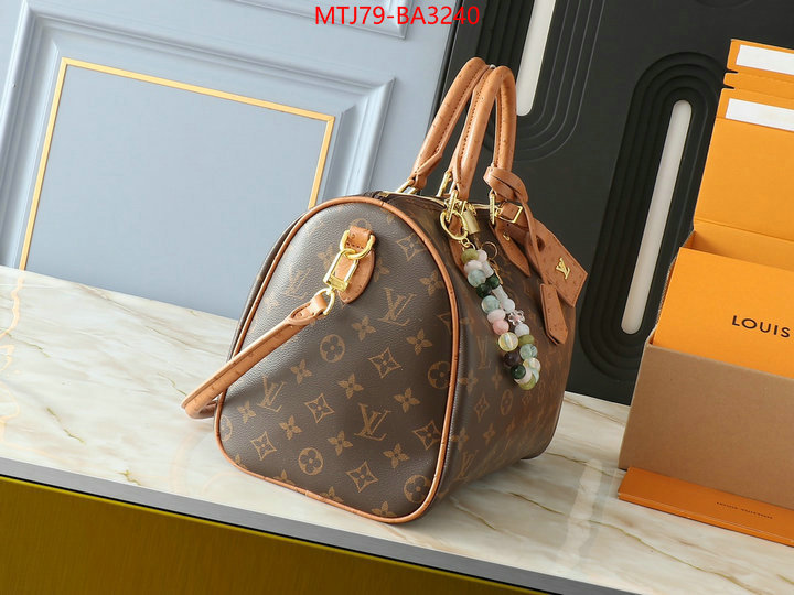 LV Bags(4A)-Speedy- 2024 replica ID: BA3240 $: 79USD,