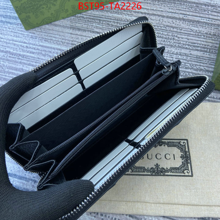 Gucci Bags(TOP)-Wallet- best quality fake ID: TA2226 $: 95USD,