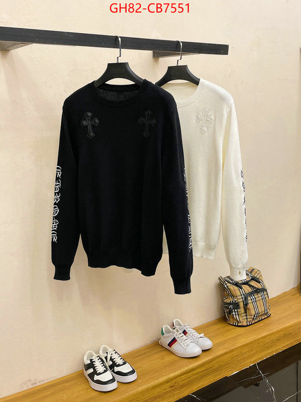 Clothing-Chrome Hearts aaaaa+ quality replica ID: CB7551 $: 82USD