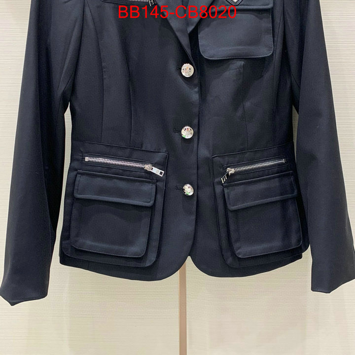 Clothing-Prada replicas buy special ID: CB8020 $: 145USD