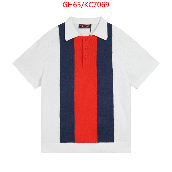 Clothing-Gucci high-end designer ID: KC7069 $: 65USD