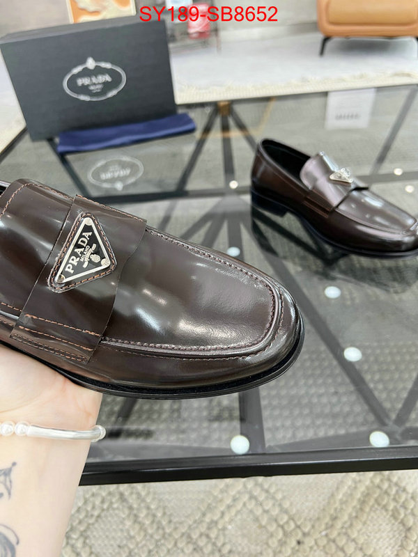 Men shoes-Prada high quality replica designer ID: SB8652 $: 189USD