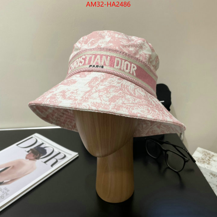 Cap (Hat)-Dior 1:1 replica wholesale ID: HA2486 $: 32USD