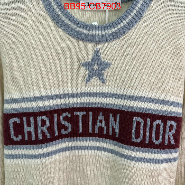 Clothing-Dior aaaaa+ replica designer ID: CB7903 $: 95USD