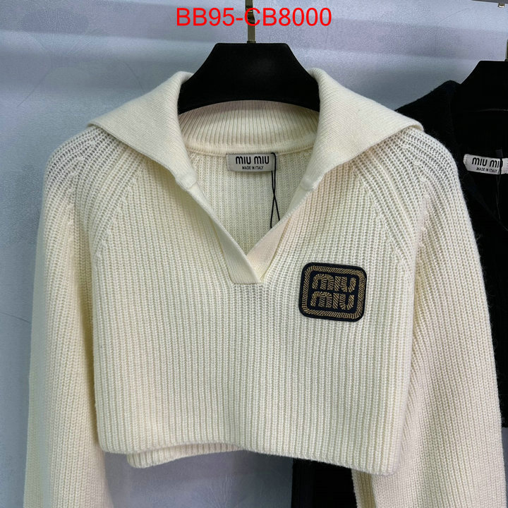 Clothing-MIU MIU high quality designer ID: CB8000 $: 95USD