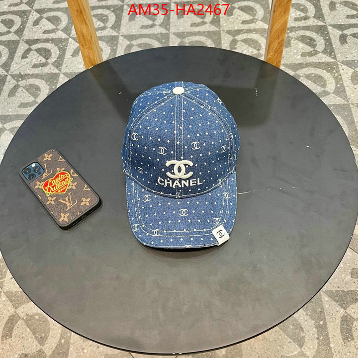 Cap (Hat)-Chanel designer 1:1 replica ID: HA2467 $: 35USD