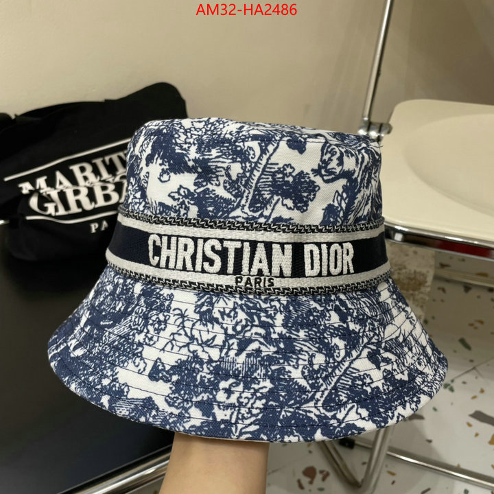 Cap (Hat)-Dior 1:1 replica wholesale ID: HA2486 $: 32USD