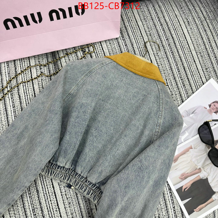 Clothing-MIU MIU sale ID: CB7312 $: 125USD