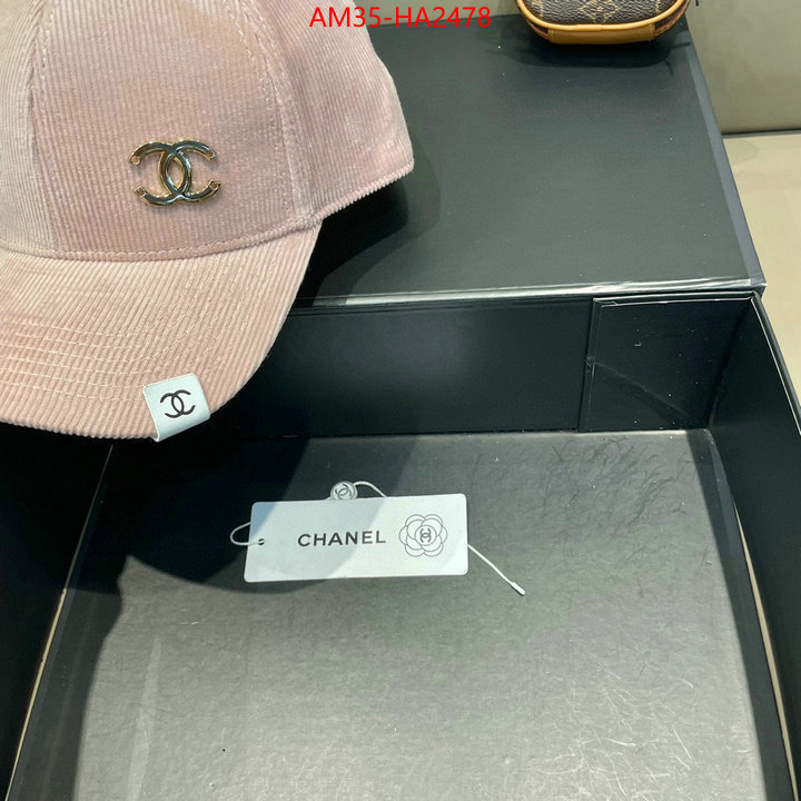 Cap (Hat)-Chanel designer fashion replica ID: HA2478 $: 35USD