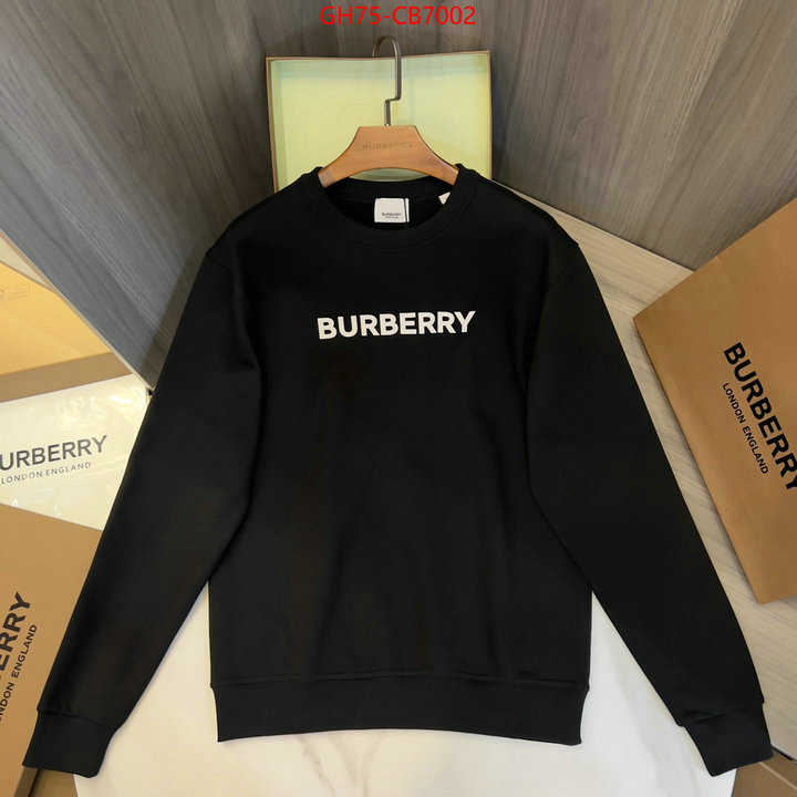 Clothing-Burberry best replica 1:1 ID: CB7002 $: 75USD