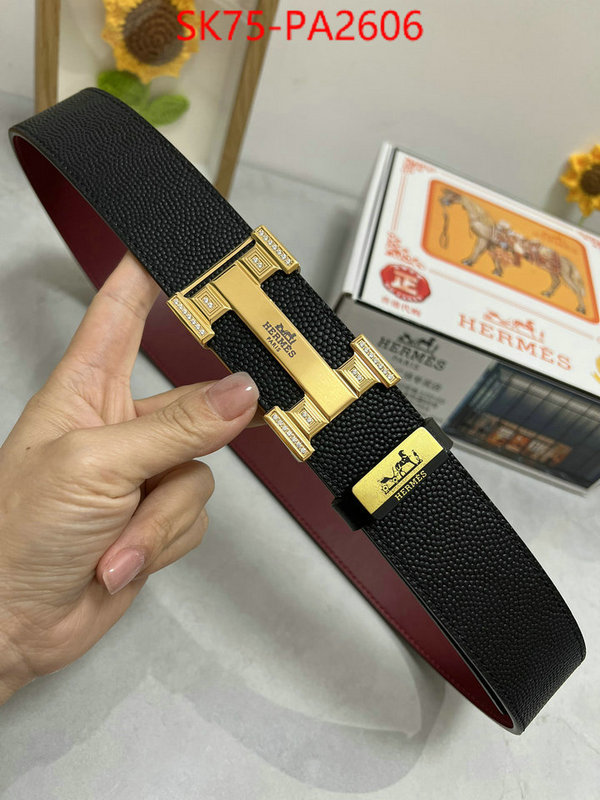 Belts-Hermes where to buy fakes ID: PA2606 $: 75USD