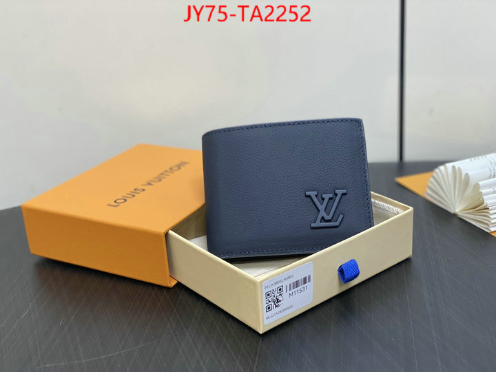 LV Bags(TOP)-Wallet good ID: TA2252 $: 75USD,