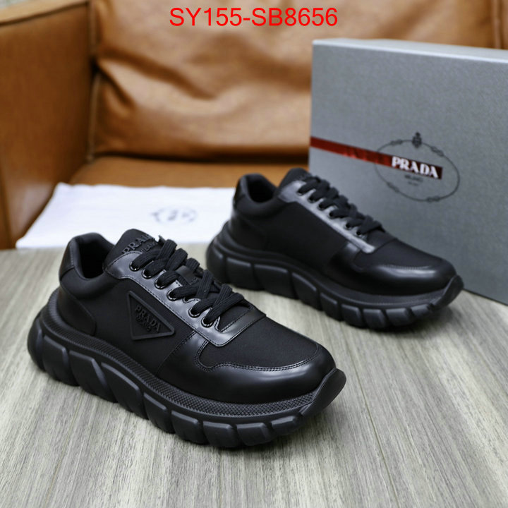 Men shoes-Prada replica 1:1 ID: SB8656 $: 155USD