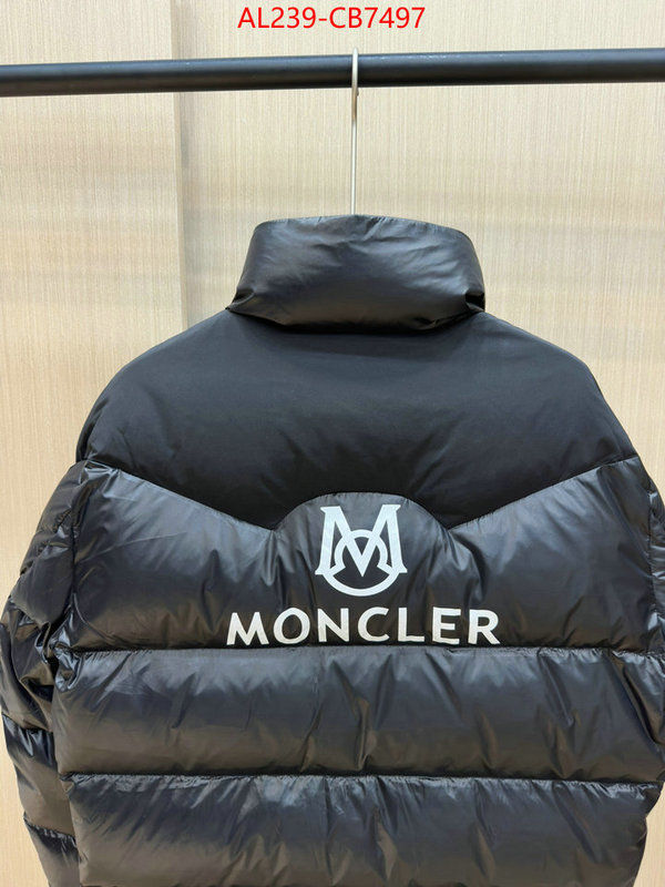 Down jacket Men-Moncler mirror quality ID: CB7497 $: 239USD