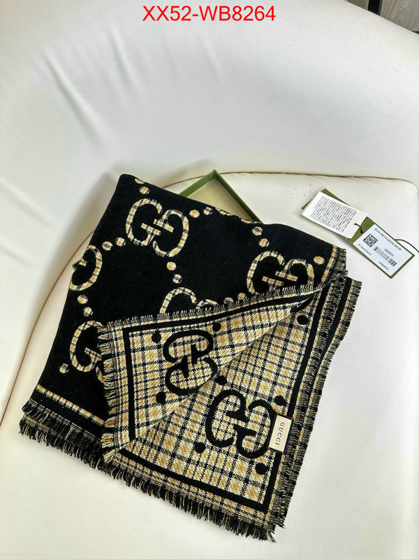 Scarf-Gucci luxury fake ID: MB8264 $: 52USD