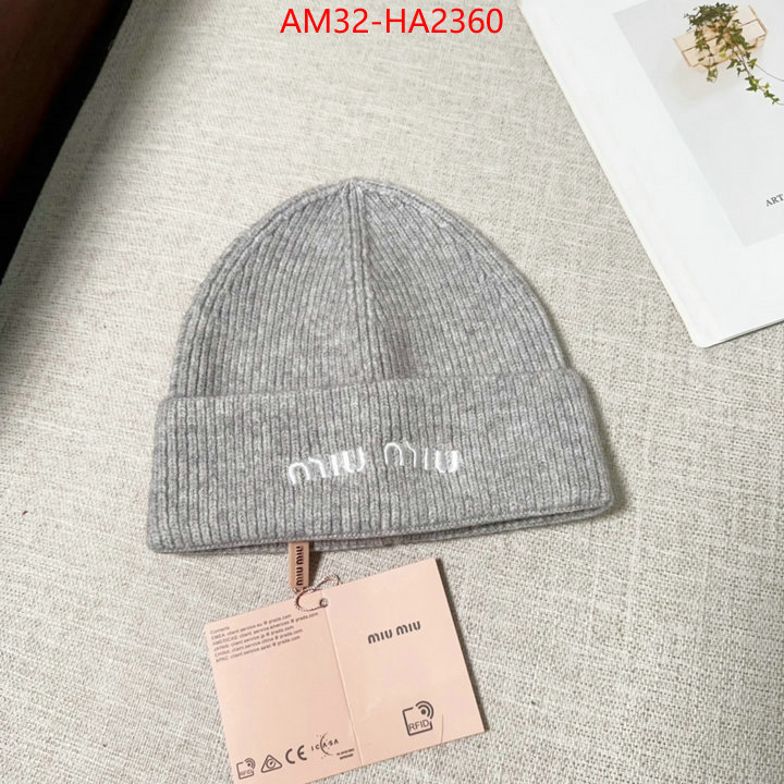 Cap(Hat)-Miu Miu replica 2024 perfect luxury ID: HA2360 $: 32USD