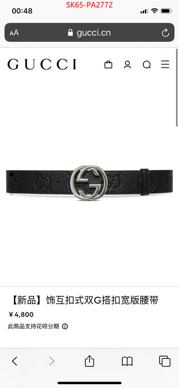 Belts-Gucci how quality ID: PA2772 $: 65USD