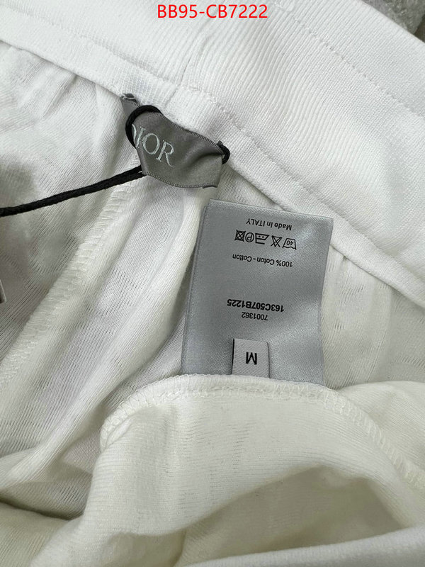 Clothing-Dior best wholesale replica ID: CB7222 $: 95USD