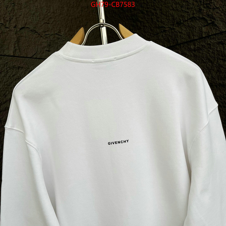 Clothing-Givenchy perfect quality designer replica ID: CB7583 $: 79USD