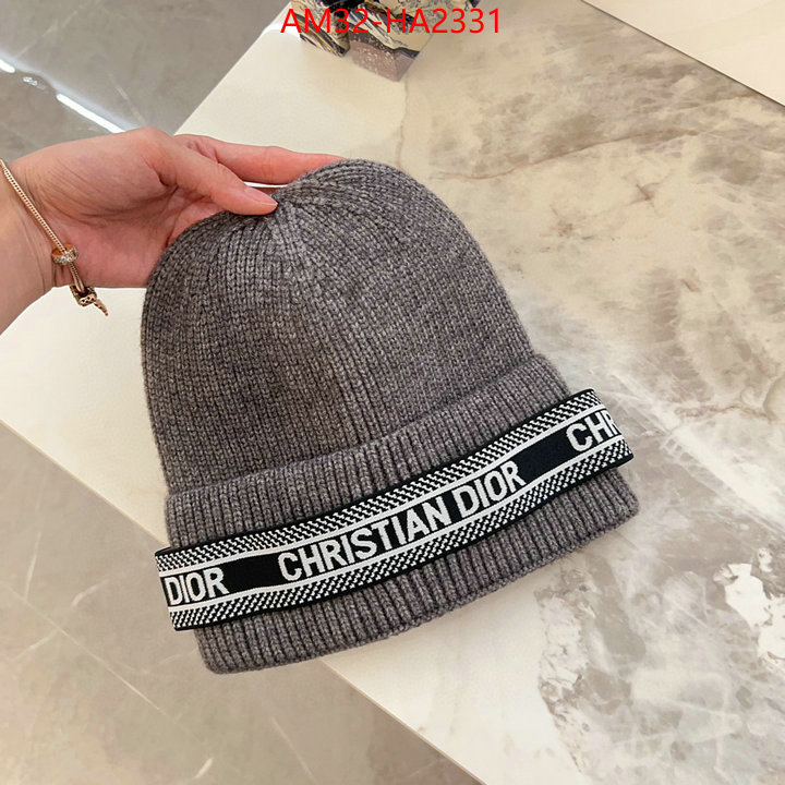 Cap (Hat)-Dior brand designer replica ID: HA2331 $: 32USD