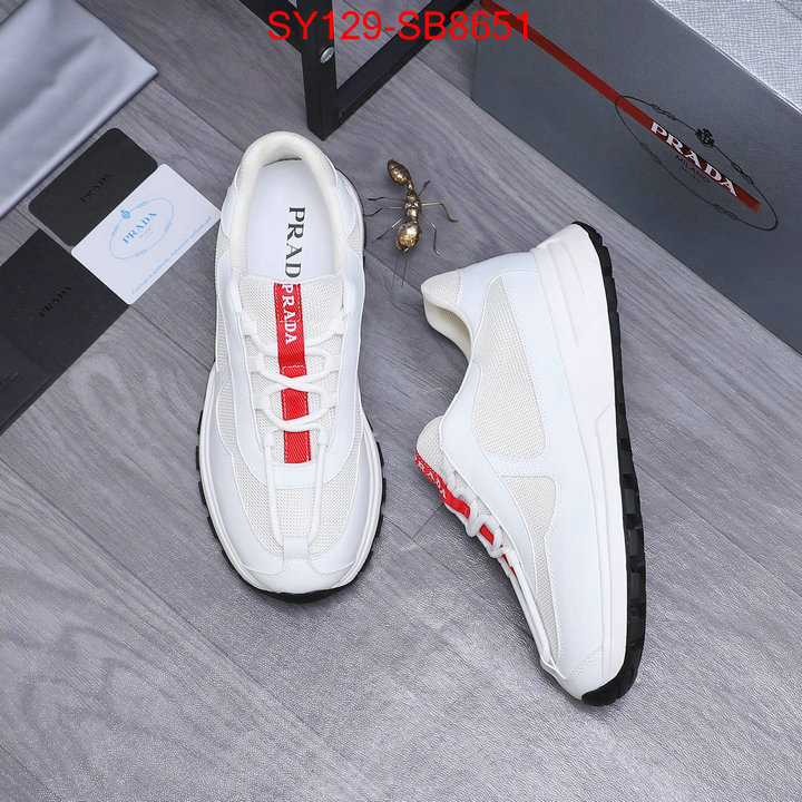 Men shoes-Prada replica aaaaa+ designer ID: SB8651 $: 129USD