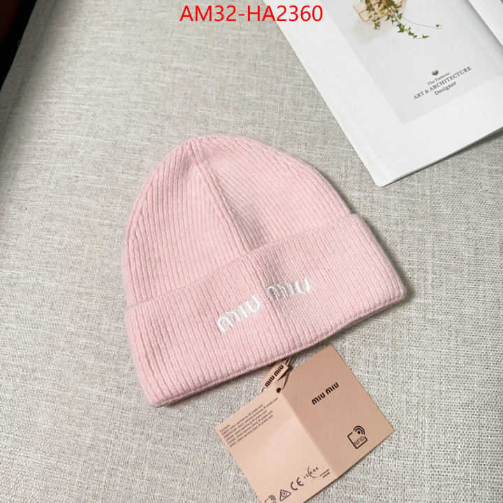 Cap(Hat)-Miu Miu replica 2024 perfect luxury ID: HA2360 $: 32USD