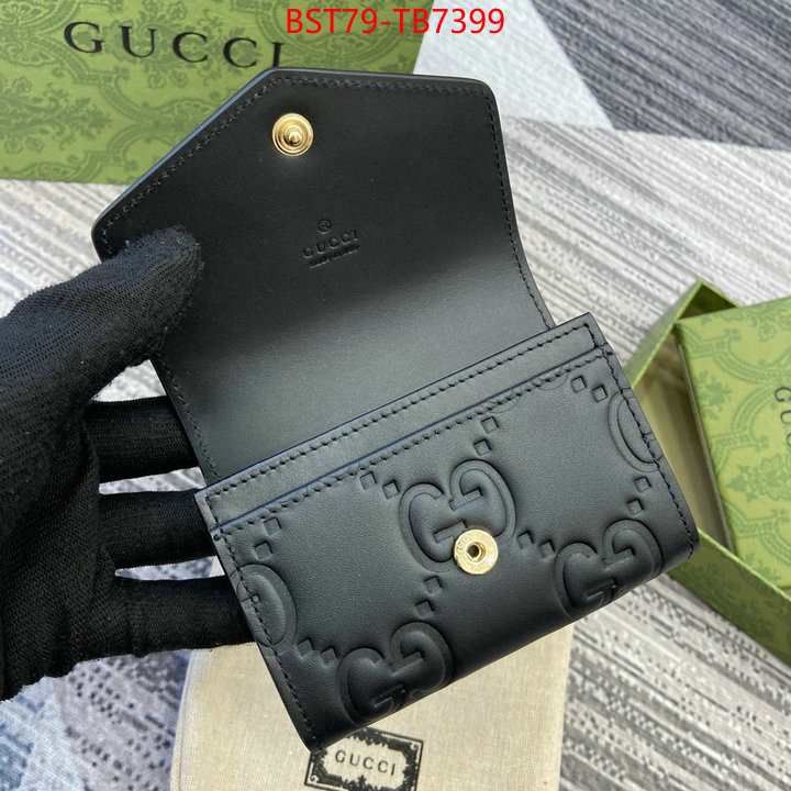 Gucci Bags(TOP)-Wallet- top perfect fake ID: TB7399 $: 79USD,