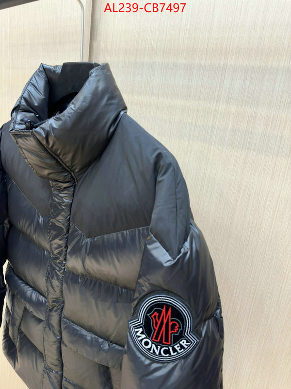 Down jacket Men-Moncler mirror quality ID: CB7497 $: 239USD