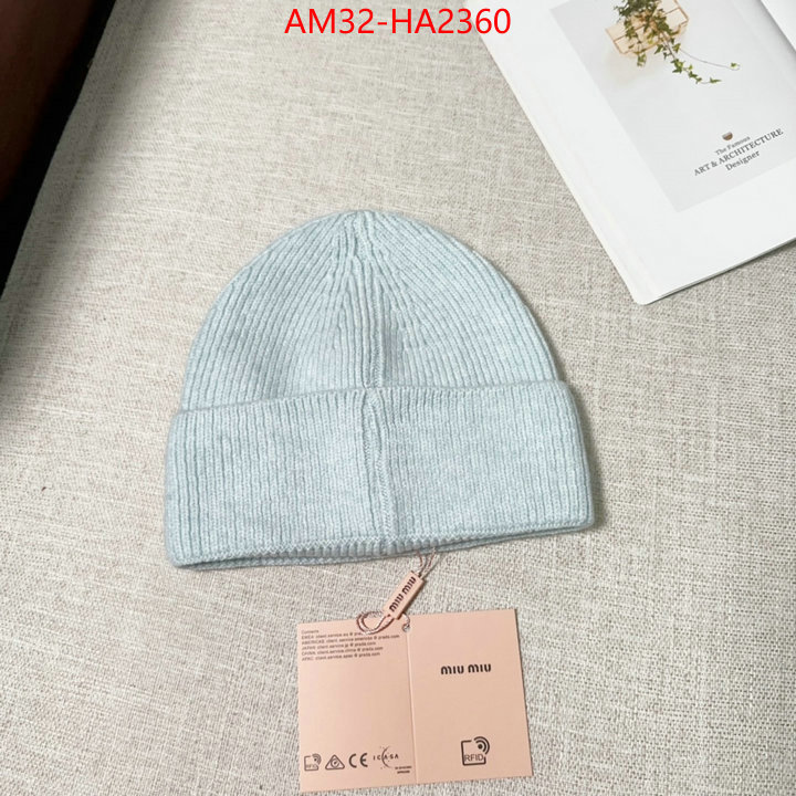 Cap(Hat)-Miu Miu replica 2024 perfect luxury ID: HA2360 $: 32USD