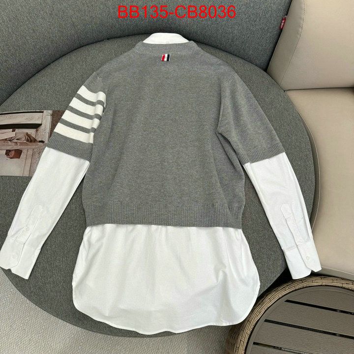 Clothing-Thom Browne shop designer replica ID: CB8034 $: 135USD