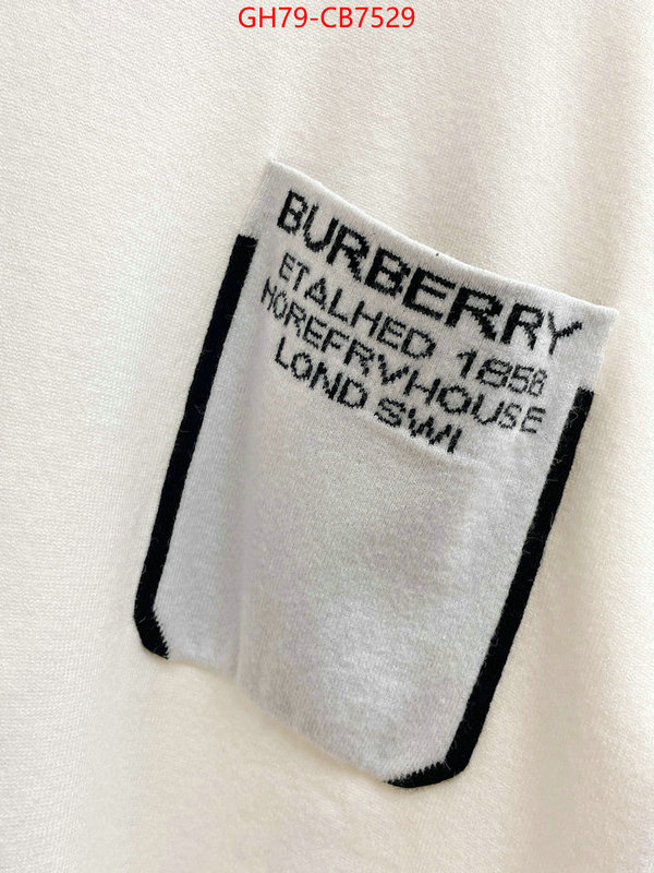 Clothing-Burberry best knockoff ID: CB7529 $: 79USD