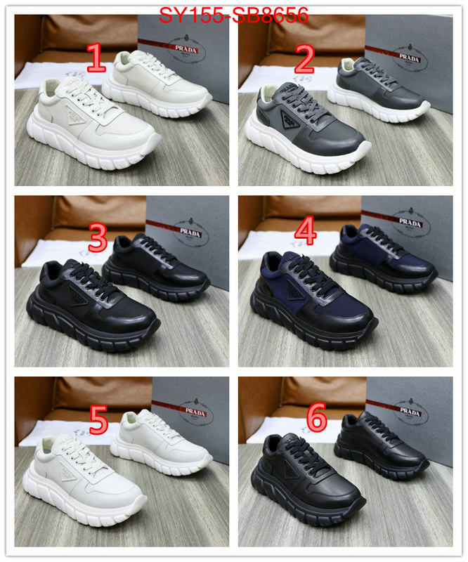 Men shoes-Prada replica 1:1 ID: SB8656 $: 155USD