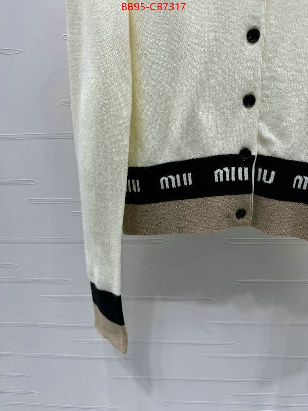 Clothing-MIU MIU high quality ID: CB7317 $: 95USD