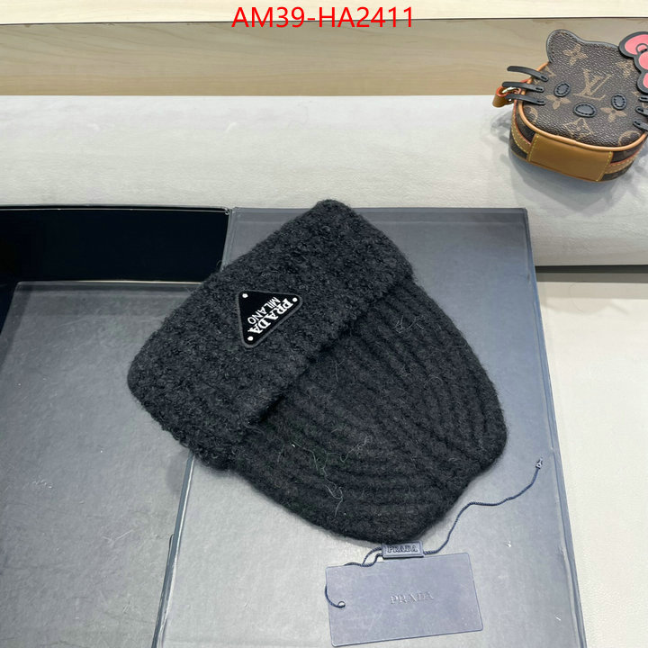 Cap (Hat)-Prada top brands like ID: HA2411 $: 39USD