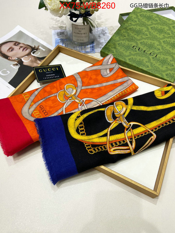 Scarf-Gucci quality replica ID: MB8260 $: 75USD