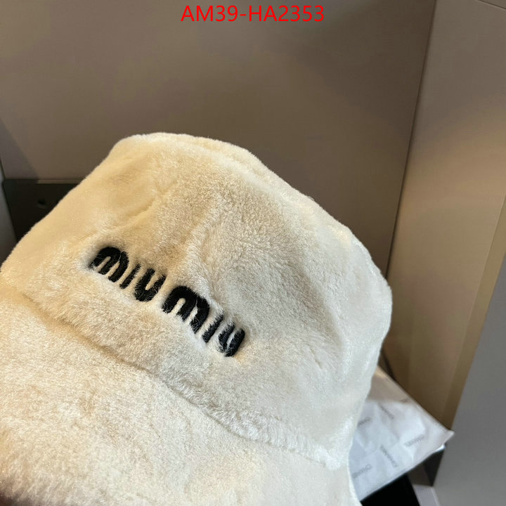 Cap(Hat)-Miu Miu from china 2024 ID: HA2353 $: 39USD