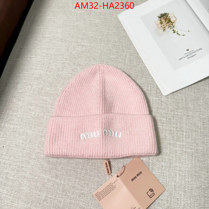 Cap(Hat)-Miu Miu replica 2024 perfect luxury ID: HA2360 $: 32USD