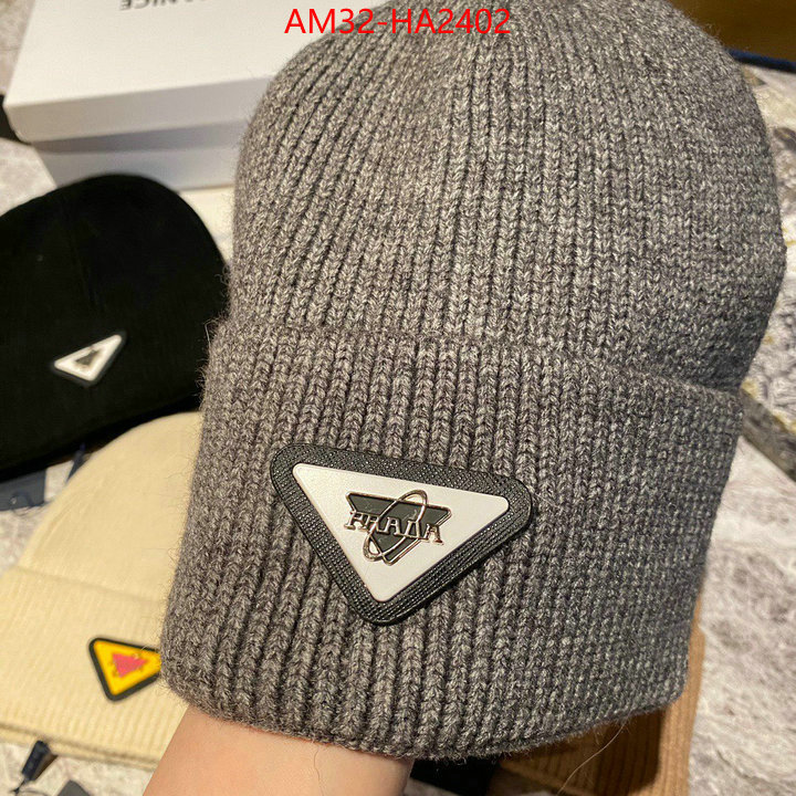 Cap (Hat)-Prada buy 2024 replica ID: HA2402 $: 32USD