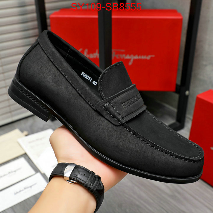 Men shoes-Ferragamo 1:1 replica wholesale ID: SB8555 $: 109USD