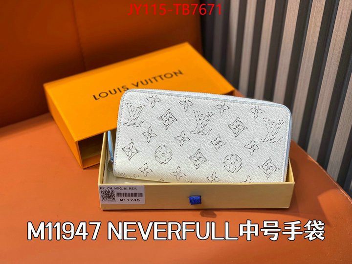 LV Bags(TOP)-Wallet unsurpassed quality ID: TB7671 $: 115USD,