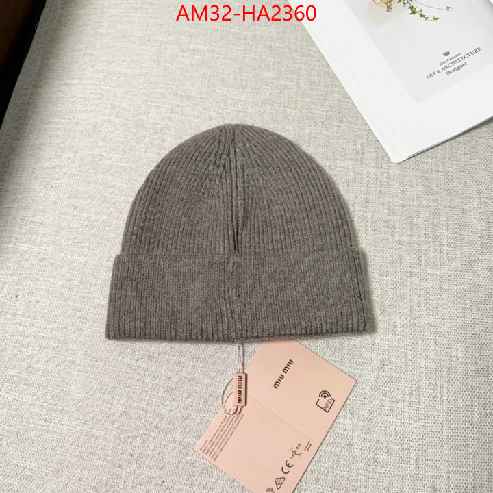 Cap(Hat)-Miu Miu replica 2024 perfect luxury ID: HA2360 $: 32USD