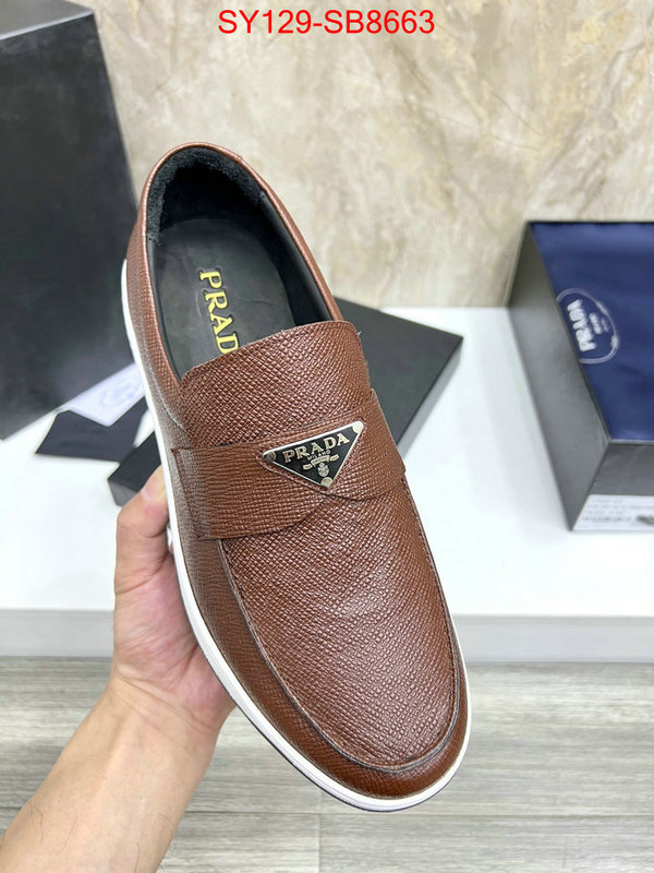 Men shoes-Prada what is a counter quality ID: SB8663 $: 129USD