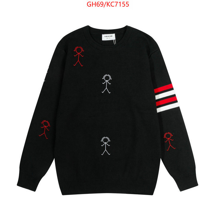 Clothing-Thom Browne exclusive cheap ID: KC7155 $: 69USD