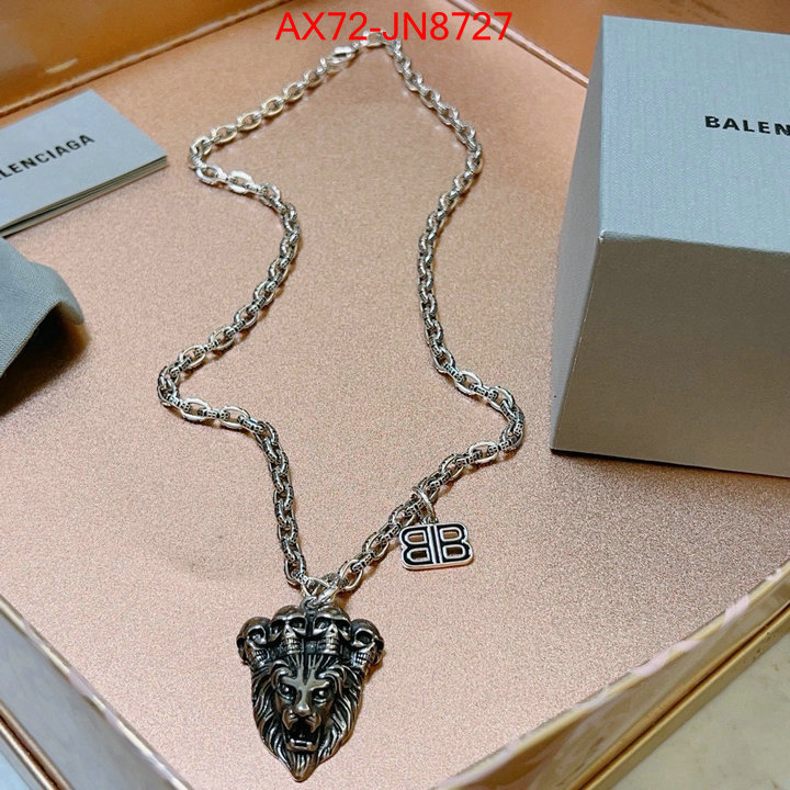 Jewelry-Balenciaga cheap wholesale ID: JN8727 $: 72USD