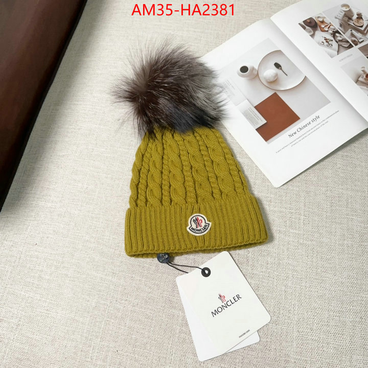 Cap(Hat)-Moncler luxury 7 star replica ID: HA2381 $: 35USD